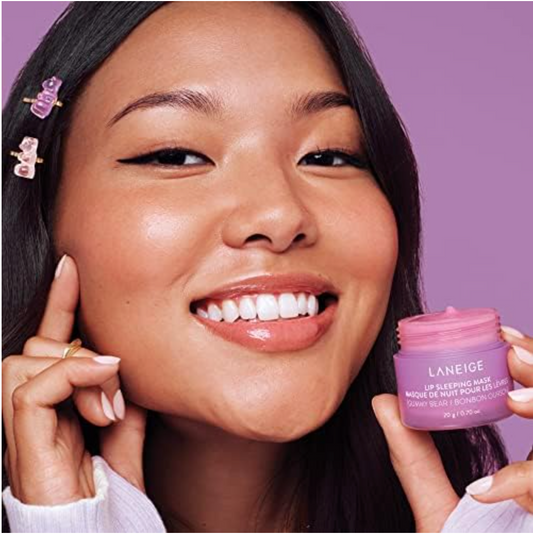LANEIGE Lip Sleeping Mask: Nourish, Hydrate, Vitamin C, Murumuru & Shea Butter, Antioxidants, Flaky, Dry Lips