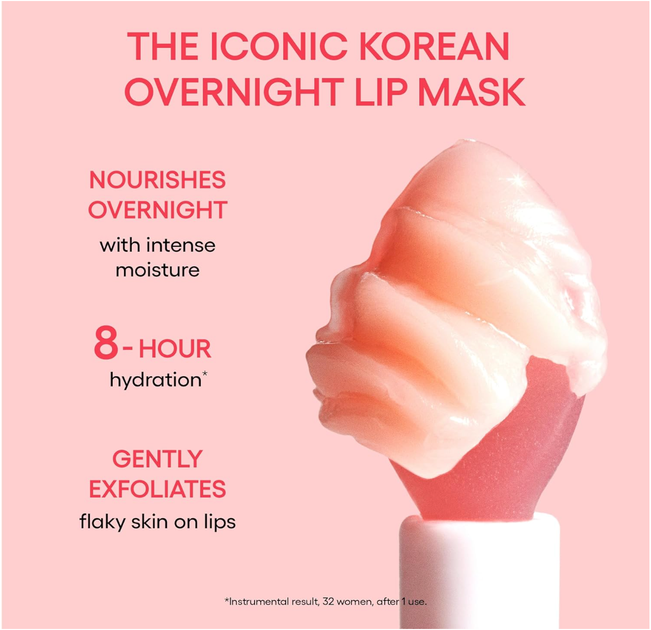 LANEIGE Lip Sleeping Mask: Nourish, Hydrate, Vitamin C, Murumuru & Shea Butter, Antioxidants, Flaky, Dry Lips