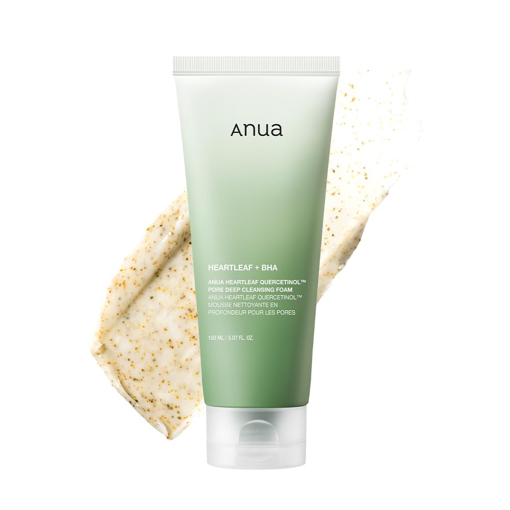 Heartleaf Cleansing Foam Korean Face Wash product image showing a gentle skincare cleanser designed for daily facial cleanser