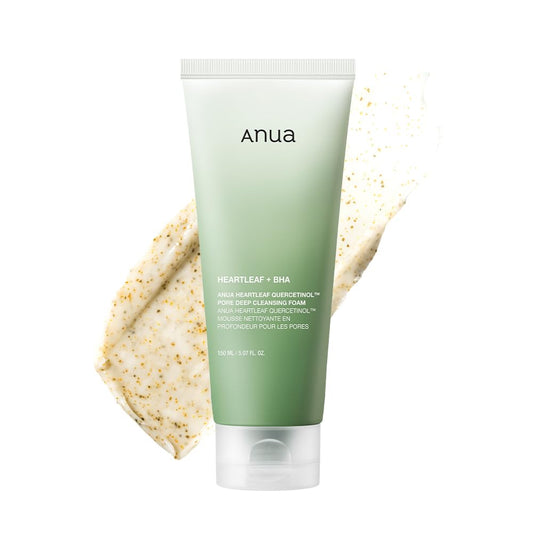 Heartleaf Cleansing Foam Korean Face Wash product image showing a gentle skincare cleanser designed for daily facial cleanser