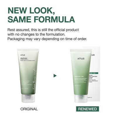 Heartleaf Cleansing Foam Korean Face Wash product image showing a gentle skincare cleanser designed for daily facial cleanser