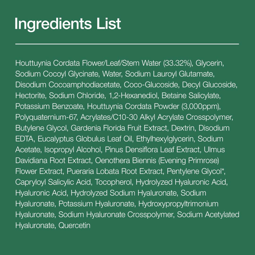 Heartleaf Cleansing Foam Korean Face Wash product image showing a gentle skincare cleanser designed for daily facial cleanser