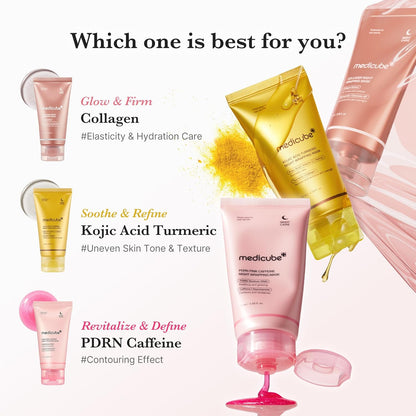 Medicube Collagen Night Wrapping Mask — Overnight Peel-Off Sleeping Mask for Elasticity, Hydration & Glow | 75ml