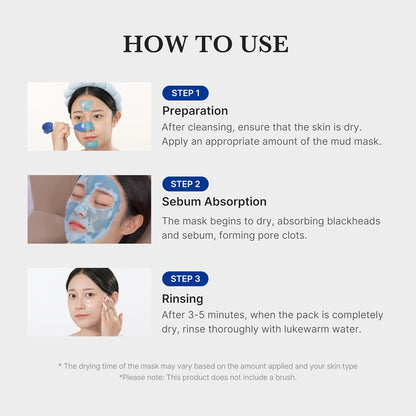 Medicube Zero Pore Blackhead Mud Mask — 3-Minute Deep Pore Cleanse | AHA BHA PHA + 5-Clay Formula | 100g