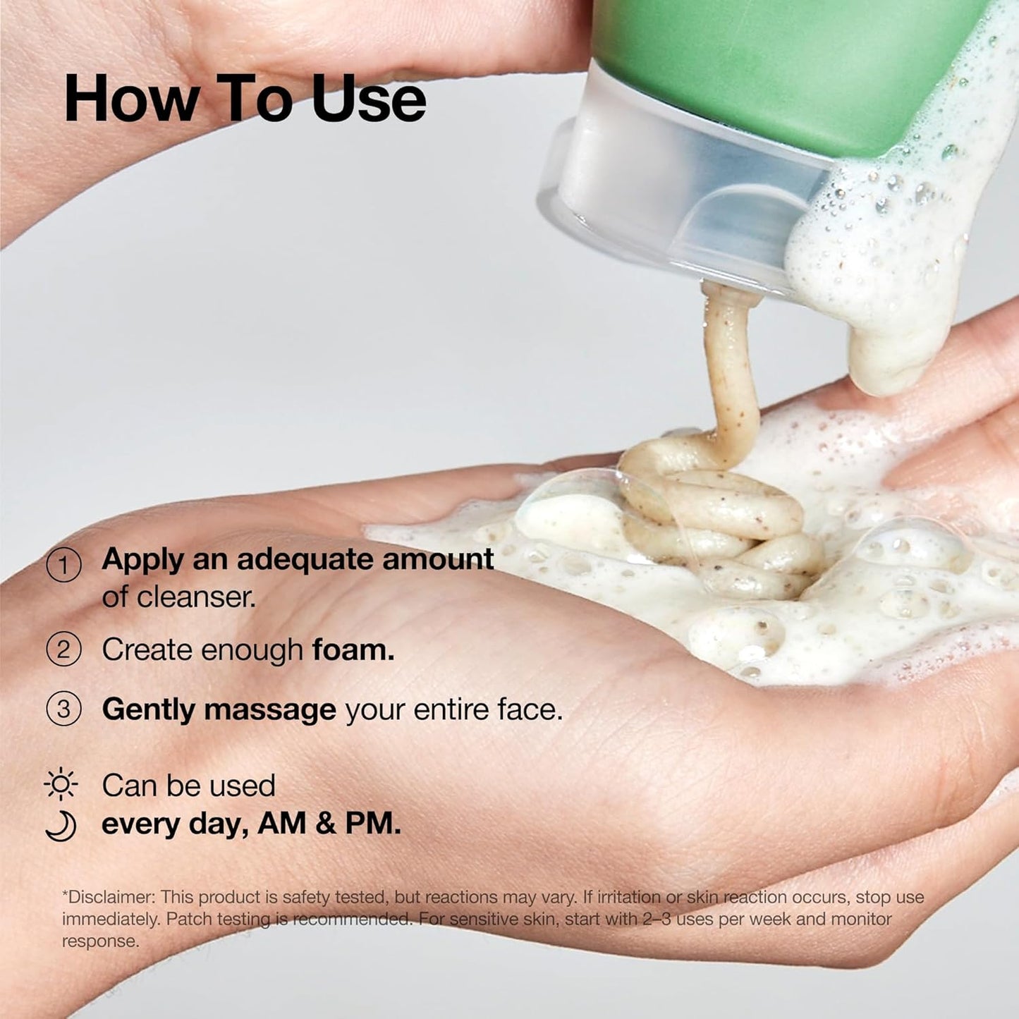 Heartleaf Cleansing Foam Korean Face Wash product image showing a gentle skincare cleanser designed for daily facial cleanser