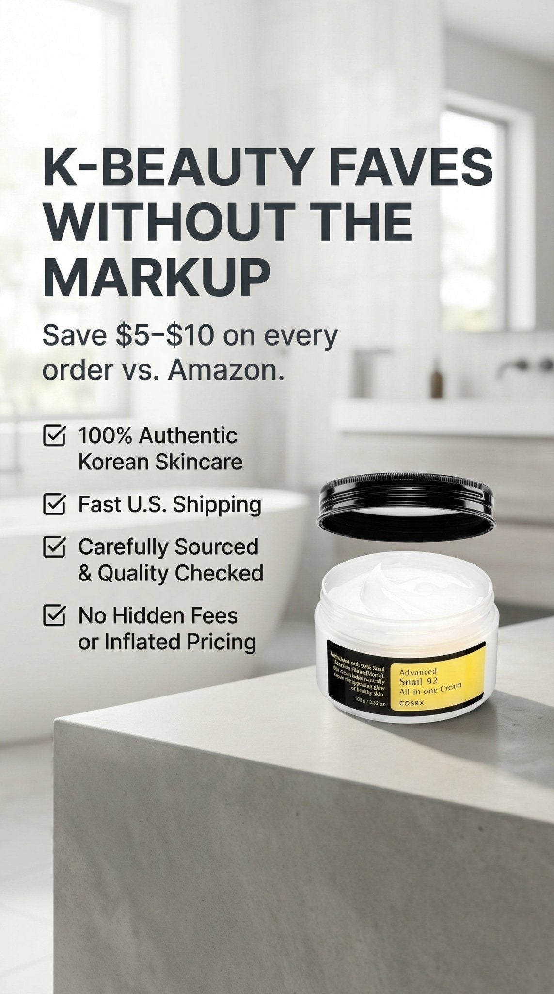 Cosrx Snail Mucin 92 Percent Face Moisturizer