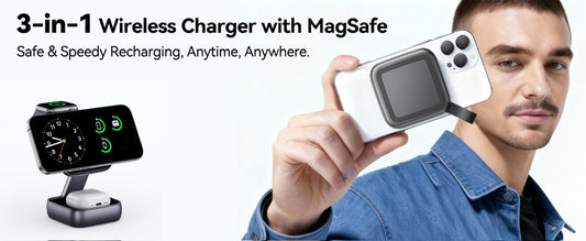 T11 MagNexa 3-in-1 Wireless Charging Station for iPhone, Apple Watch & AirPods
