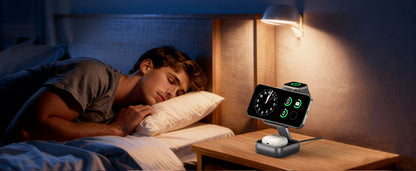 T11 MagNexa 3-in-1 Wireless Charging Station for iPhone, Apple Watch & AirPods
