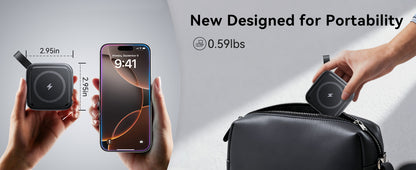 T11 MagNexa 3-in-1 Wireless Charging Station for iPhone, Apple Watch & AirPods