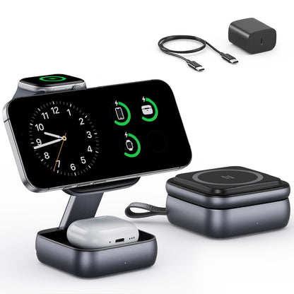 T11 MagNexa 3-in-1 Wireless Charging Station for iPhone, Apple Watch & AirPods