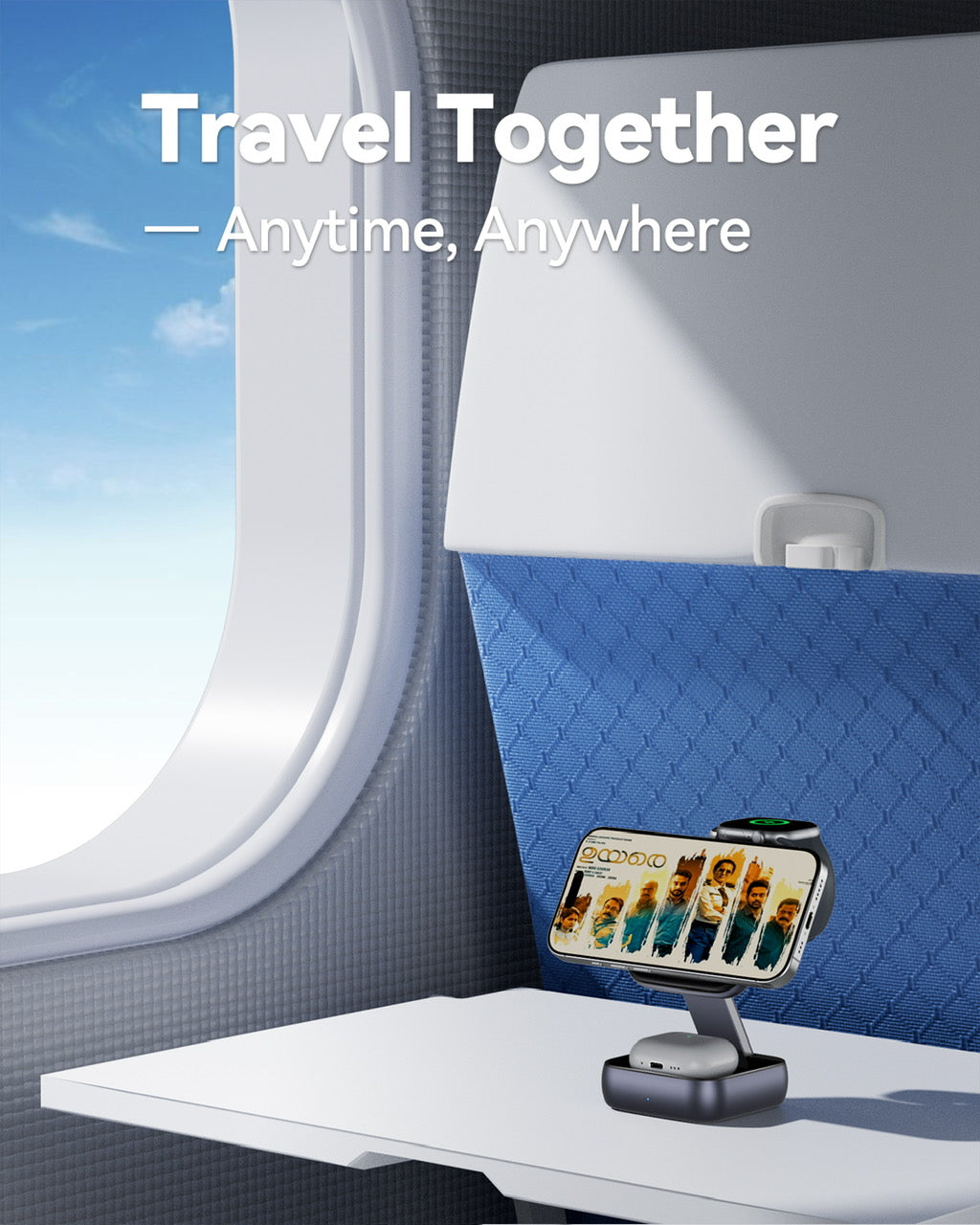 T11 MagNexa 3-in-1 Wireless Charging Station for iPhone, Apple Watch & AirPods