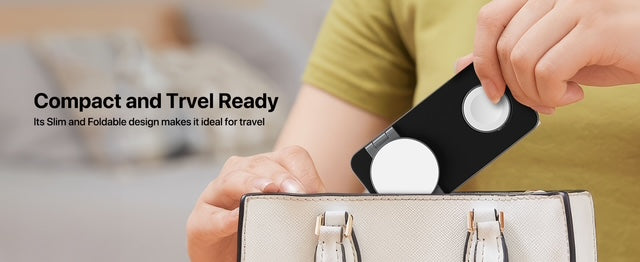 T8 MagNexa Foldable 3 in 1 Wireless Charging Station for Apple Magsafe Charger Stand,Fast Magnetic Wireless Charger Station for iPhone 17 Air 16 15 14 13 12 Series,Airpods Pro,Apple Watch Ultra (Pure Black)