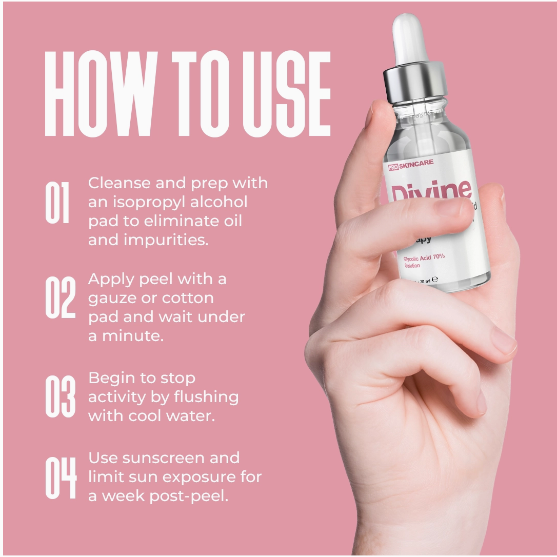 Divine Derriere Glycolic Acid 70% Professional Peel At Home