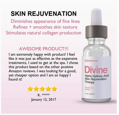 Divine Derriere Glycolic Acid 70% Professional Peel At Home