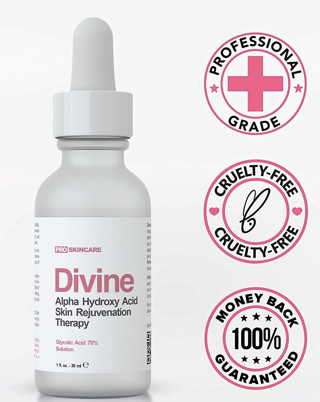Divine Derriere Glycolic Acid 70% Professional Peel At Home