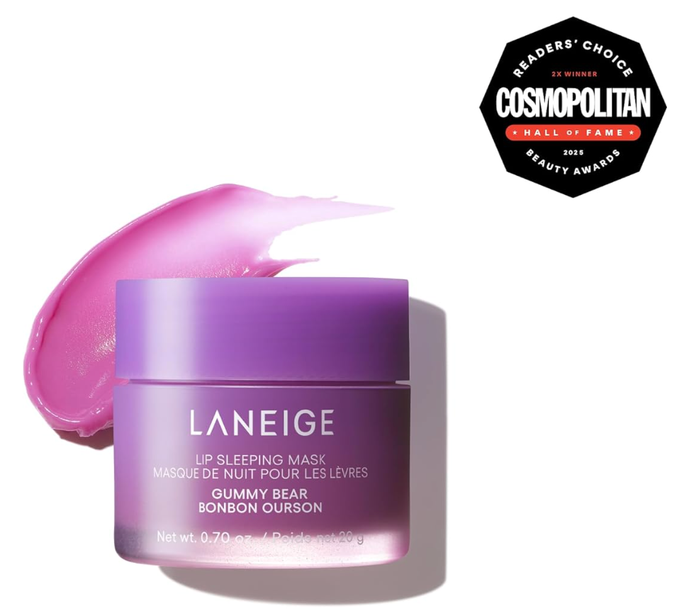 LANEIGE Lip Sleeping Mask: Nourish, Hydrate, Vitamin C, Murumuru & Shea Butter, Antioxidants, Flaky, Dry Lips