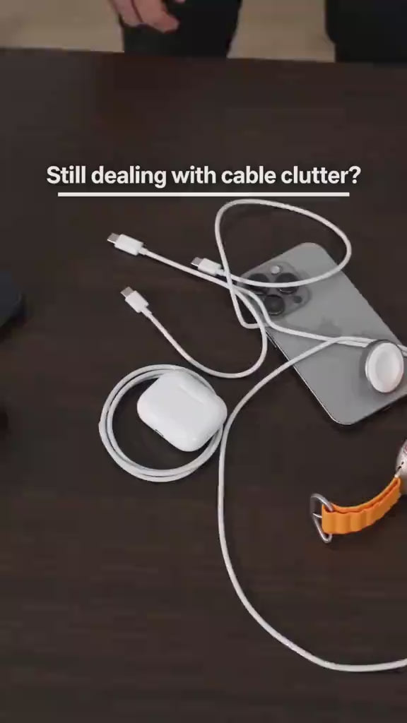 3-in-1 High-Speed Charging Stand for iPhone, Apple Watch & AirPods